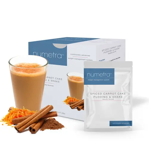 Numetra Spiced Carrot Cake Pudding & Shake